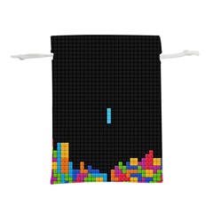 Tetris Game Lightweight Drawstring Pouch (m) by Cendanart