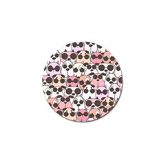 Cute Dog Seamless Pattern Background Golf Ball Marker (4 Pack) by Grandong