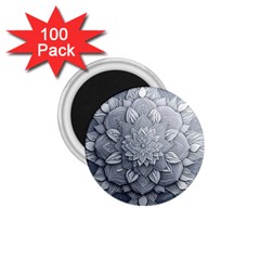 Flower Ornament Graphic Ornate 1 75  Magnets (100 Pack)  by Bedest
