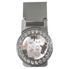 Cute Cats Seamless Pattern Money Clips (cz)  by Bedest