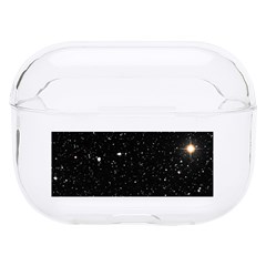 Sky Black Star Night Space Edge Super Dark Universe Hard Pc Airpods Pro Case by Cendanart