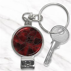 Mosaic Glass Glass Mosaic Colorful Nail Clippers Key Chain by Cendanart