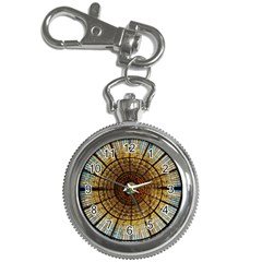 Barcelona Glass Window Stained Glass Key Chain Watches by Cendanart