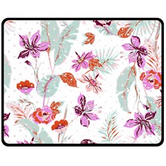 Flawer Fleece Blanket (medium) by saad11