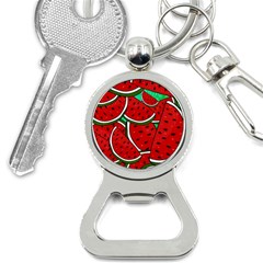 Summer Watermelon Fruit Bottle Opener Key Chain by Cemarart