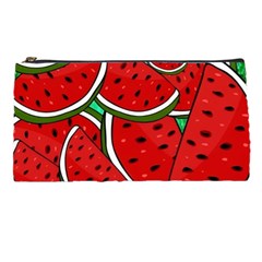 Summer Watermelon Fruit Pencil Case by Cemarart