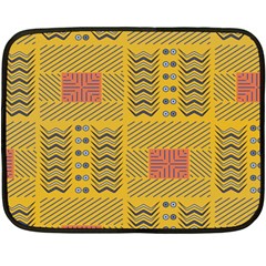 Digital Paper African Tribal Fleece Blanket (mini) by HermanTelo