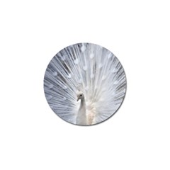 White Peacock Bird Golf Ball Marker (10 Pack) by Ndabl3x