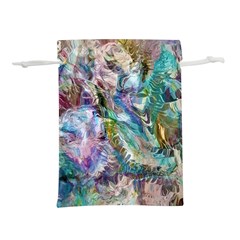 Flowing Patterns Lightweight Drawstring Pouch (m) by kaleidomarblingart