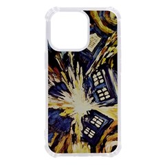 Tardis Doctor Who Pattern Iphone 13 Pro Tpu Uv Print Case by Cemarart
