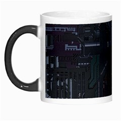 Abstract Tech Computer Motherboard Technology Morph Mug by Cemarart
