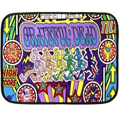 Grateful Dead Fleece Blanket (mini) by Cemarart