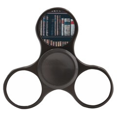 Aged Bookcase Books Bookshelves Finger Spinner by Grandong