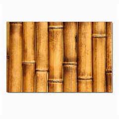 Brown Bamboo Texture  Postcards 5  X 7  (pkg Of 10) by nateshop