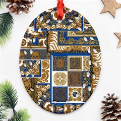 Decoupage Ornament (oval Filigree) by nateshop