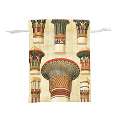 Egyptian Architecture Column Lightweight Drawstring Pouch (m) by Proyonanggan