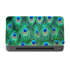 Feather, Bird, Pattern, Peacock, Texture Memory Card Reader With Cf by nateshop