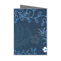Floral Digital Mini Greeting Cards (pkg Of 8) by Grandong