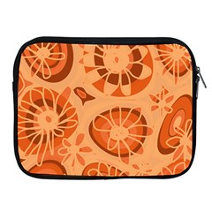 Mazipoodles Love Flowers- Just Orange Apple Ipad 2/3/4 Zipper Cases by Mazipoodles