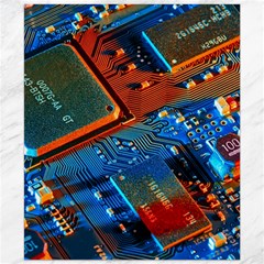 Gray Circuit Board Electronics Electronic Components Microprocessor Canvas 20  X 24  by Cemarart