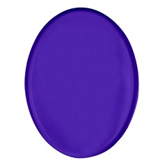 Ultra Violet Purple Oval Glass Fridge Magnet (4 Pack) by Patternsandcolors