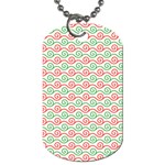 Spirals Geometric Pattern Design Dog Tag (Two Sides) Front