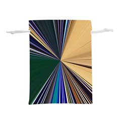 Blue Hexagon Pattern Lightweight Drawstring Pouch (l) by Cemarart