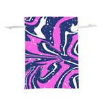 Texture Multicolour Grunge Lightweight Drawstring Pouch (M) Back