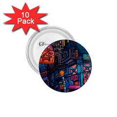 Wallet City Art Graffiti 1 75  Buttons (10 Pack) by Bedest