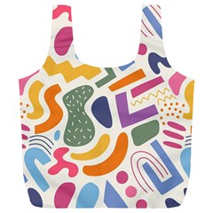 Abstract Pattern Background Full Print Recycle Bag (xl) by Maspions