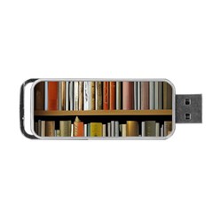 Book Nook Books Bookshelves Comfortable Cozy Literature Library Study Reading Reader Reading Nook Ro Portable Usb Flash (one Side) by Maspions