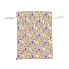 Halloween Candy Lightweight Drawstring Pouch (m) by Askadina