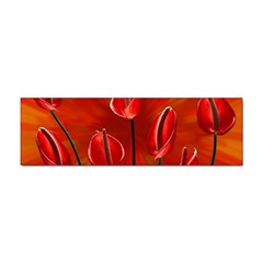 Flowers Red Sticker Bumper (10 Pack) by Askadina