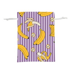 Pattern Bananas Fruit Tropical Seamless Texture Graphics Lightweight Drawstring Pouch (m) by Bedest