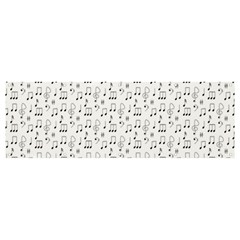 Music Notes Background Wallpaper Banner And Sign 12  X 4  by Bajindul