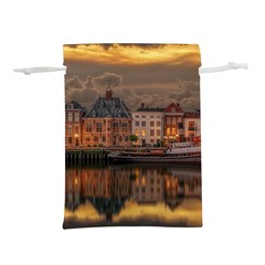 Old Port Of Maasslui Netherlands Lightweight Drawstring Pouch (l) by Maspions
