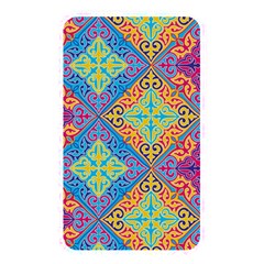 Colorful Floral Ornament, Floral Patterns Memory Card Reader (rectangular) by nateshop