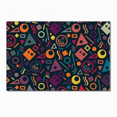 Random, Abstract, Forma, Cube, Triangle, Creative Postcards 5  X 7  (pkg Of 10) by nateshop