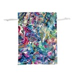 Abstract confluence Lightweight Drawstring Pouch (S) Back