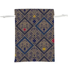 Pattern Seamless Antique Luxury Lightweight Drawstring Pouch (xl) by Maspions
