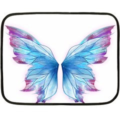 Butterfly-drawing-art-fairytale  Fleece Blanket (mini) by saad11