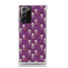 Skull Halloween Pattern Samsung Galaxy Note 20 Ultra Tpu Uv Case by Maspions
