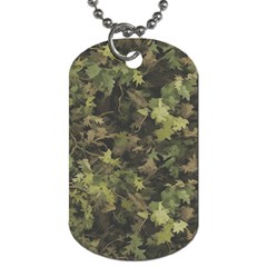 Camouflage Military Dog Tag (one Side) by Ndabl3x