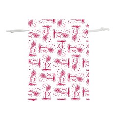 Fantasy Landscape Scene Sketchy Illustration Motif Pattern Wb Lightweight Drawstring Pouch (m) by dflcprintsclothing