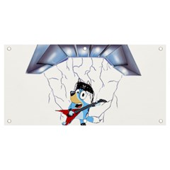 Bluey, Bluey Dad, Bluey Kids, Banner And Sign 4  X 2  by avitendut