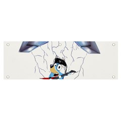 Bluey, Bluey Dad, Bluey Kids, Banner And Sign 6  X 2  by avitendut