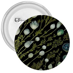 Sea Weed Salt Water 3  Buttons by Maspions