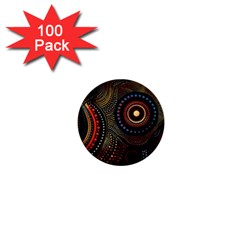 Abstract Geometric Pattern 1  Mini Buttons (100 Pack)  by Ndabl3x