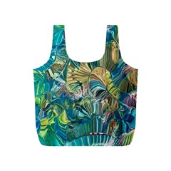 Abstract Petals Full Print Recycle Bag (s) by kaleidomarblingart