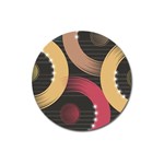Circle Colorful Shine Line Pattern Geometric Magnet 3  (Round) Front